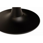 "Тюльпан" интерьерный стол из HPL круглый Ø90см, цвет "серый гранит"