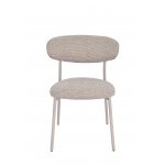 Стул обеденный Ayla бежево-зеленый кремовые ножки 2 шт.