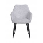 Стул обеденный Katys светло-серый рогожка 2 шт.