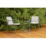 "Марокко" кофейный комплект из алюминия, цвет темно-серый