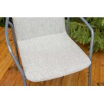 "Марокко" кофейный комплект из алюминия, цвет темно-серый