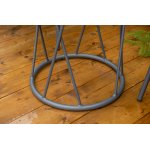 "Марокко" кофейный комплект из алюминия, цвет темно-серый