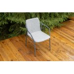 "Марокко" кофейный комплект из алюминия, цвет темно-серый