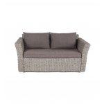 "Капучино" диван из искусственного ротанга (гиацинт) двухместный, цвет серый "Капучино" диван из искусственного ротанга (гиацинт) двухместный, цвет серый