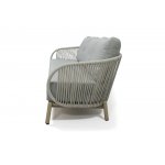 "Прато" лаунж-зона из искусственного ротанга на 5 персон, цвет светло-серый