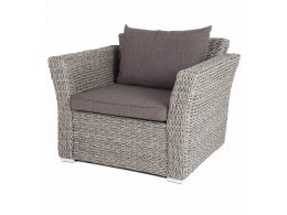 "Капучино" кресло из искусственного ротанга (гиацинт), цвет серый "Капучино" кресло из искусственного ротанга (гиацинт), цвет серый