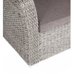 "Капучино" кресло из искусственного ротанга (гиацинт), цвет серый
