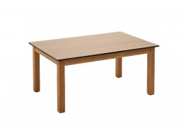 "Канны" журнальный столик из HPL 90х60, H40, основание дуб, цвет столешницы "дуб" "Канны" журнальный столик из HPL 90х60, H40, основание дуб, цвет столешницы "дуб"