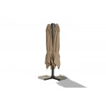 "Фабриано" зонт двухкупольный 3x3м на алюминиевой опоре, тент темно-серый "Фабриано" зонт двухкупольный 3x3м на алюминиевой опоре, тент темно-серый