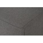 "Капри" модуль диванный прямой с подушками, цвет коричневый