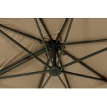 "Римини" зонт уличный 3х3м на боковой алюминиевой опоре, тент бежевый