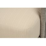 "Альбано" лаунж-зона 5-местная плетеная из роупа (веревки), каркас алюминиевый светло-серый, роуп серый меланж