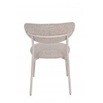 Стул обеденный Ayla бежево-зеленый кремовые ножки 2 шт.