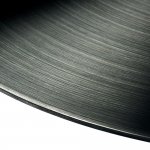 Кофейный столик Angel 40x55см, чёрный мрамор, металл