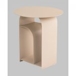 Журнальный столик Arwel металл бежевый