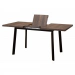Стол Next раскладной 120-160x80x76,5см, Венге винтаж, чёрный Стол Next раскладной 120-160x80x76,5см, Венге винтаж, чёрный