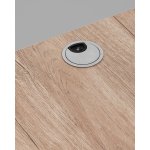 Стол с регулировкой высоты, 1 мотор, память 3 уровня высоты,белый, 120*60 см, светлое дерево