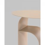 Журнальный столик Arwel металл бежевый