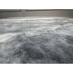 Стол обеденный круглый Остин BS212-100LG, 100х76 см, светло-серый мрамор/золото