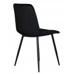 Набор 4 шт Стул обеденный DOBRIN CHILLY, Черный Holland 75, основание черное