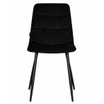 Набор 4 шт Стул обеденный DOBRIN CHILLY, Черный Holland 75, основание черное