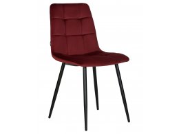 Стул обеденный DOBRIN CHILLY, Бордовый Holland 47, основание черный