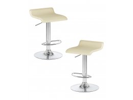 Набор 2 шт Стул барный DOBRIN TOMMY, кремовый