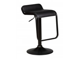 Стул барный DOBRIN CRACK BLACK, черный