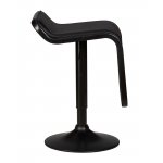 Стул барный DOBRIN CRACK BLACK, черный
