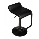 Стул барный DOBRIN CRACK BLACK, черный