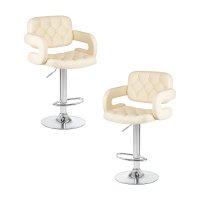 Набор 2 шт Стул барный DOBRIN TIESTO, кремовый