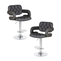 Набор 2 шт Стул барный DOBRIN TIESTO, серый