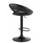 Стул барный DOBRIN MIRA BLACK, чёрный