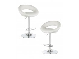 Набор 2 шт Стул барный DOBRIN MIRA, белый