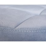 Набор 2 шт Табурет барный DOBRIN BRUNO, пудрово-голубой велюр (MJ9-74)