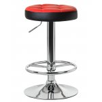 Набор 2 шт Табурет барный DOBRIN BRUNO, красно-чёрный