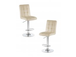 Набор 2 шт Стул барный DOBRIN KRUGER, кремовый