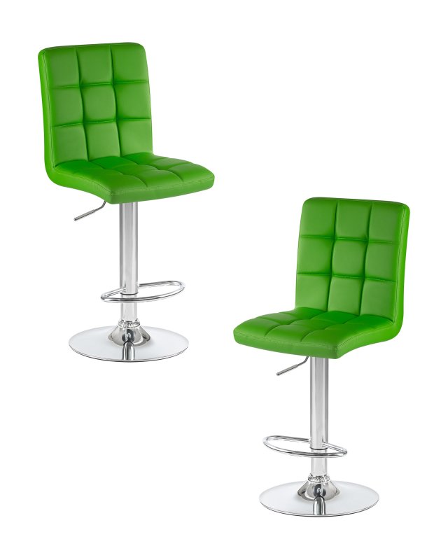 Набор 2 шт Стул барный DOBRIN KRUGER, зелёный