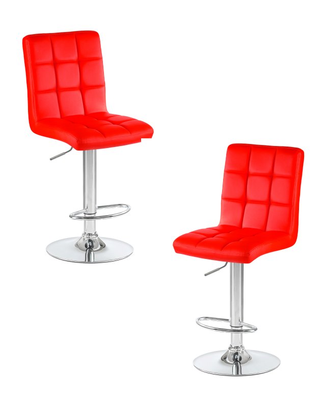 Набор 2 шт Стул барный DOBRIN KRUGER, красный