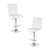 Набор 2 шт Стул барный DOBRIN KRUGER, белый