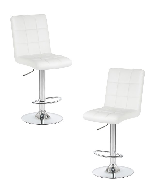 Набор 2 шт Стул барный DOBRIN KRUGER, белый