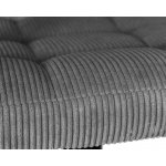 Набор 2 шт Стул барный DOBRIN KRUGER ARM BLACK, серый вельвет (LAR-E2041-25)