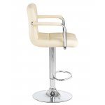 Стул барный DOBRIN KRUGER ARM, кремовый Стул барный DOBRIN KRUGER ARM, кремовый