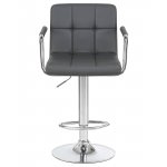 Стул барный DOBRIN KRUGER ARM, серый