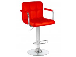 Стул барный DOBRIN KRUGER ARM, красный