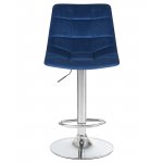 Стул барный DOBRIN TAILOR, синий велюр (MJ9-117)