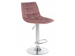 Стул барный DOBRIN TAILOR, пудрово-розовый велюр (MJ9-32)