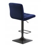 Набор 2 шт Стул барный DOBRIN DOMINIC, темно-синий велюр (MJ9-118)