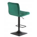 Стул барный DOBRIN DOMINIC, зеленый велюр (MJ9-88)