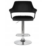 Набор 2 шт Стул барный DOBRIN CHARLY, черный велюр (MJ9-101)